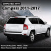 G-PLUS Rear Right Side Rocker Molding Panel Trim Compatible with Jeep Compass 2011-2017 5116128AC, 05116128AC