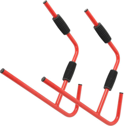 G-PLUS Kayak Storage Rack,2 Pairs Steel Ladder Wall Hanger for Kayaks and Paddle Board Canoes Boat Black Kayaks Storage Hook for Indoor Outdoor