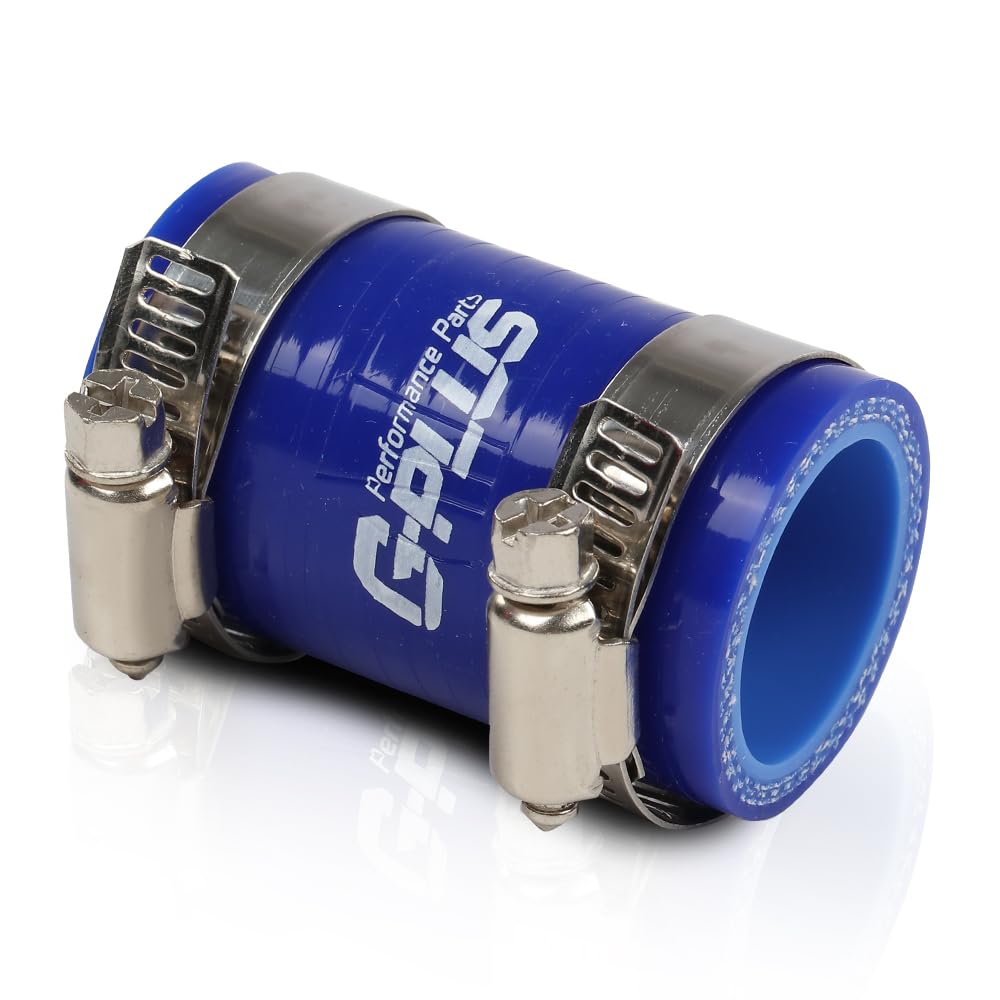 G-PLUS High Temp Rubber Exhaust Clamp Fit for Yamaha YFS 200 1"ID Blue