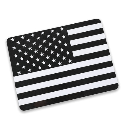 G-PLUS Rear Middle Window American Flag Decal Sticker Compatible with 2015-2021 F150/250/350 (Black),Window Glass Flag Vinyl Sticker Exterior Accessories