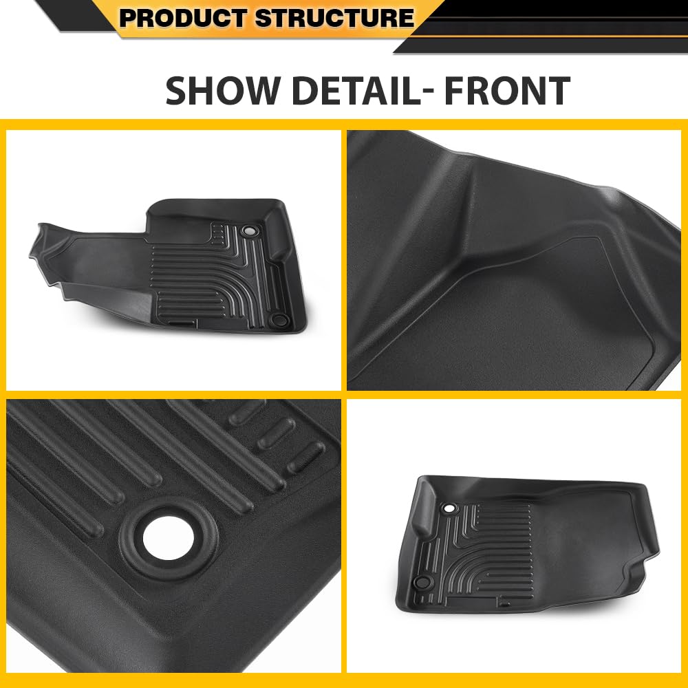 G-PLUS Floor Mats Compatible with Mazda CX-5 2017-2024 Black Cargo Liner All Weather Full Cover Protection Floor Liners