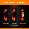 G-PLUS Tail Lights 1 Pair w/Bulbs Compatible with GMC Canyon 2015-2022 (submodel: All Terrain，Denali，Base, SL, SLE, SLT，AT4, Elevation, Elevation Standard) Luces Traseras Rear Brake Lamps Assembly