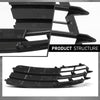 G-PLUS Pair Front Lower Bumper Fog Light Covers, Compatible with Audi A7 2011-2014, LH Driver & RH Passenger Side 2PCS, 4G8807681, 4G8807682