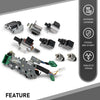 G-PLUS Transmission Valve Body Solenoid Sensor kits Compatible with Nissan Altima Rogue L4 2.5L (QR25DE Engine) 2009-2012, Fit Nissan Sentra 2007-2012, CVT JF011E RE0F10A