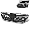 G-PLUS Front Upper Grille Black W/Chrome Trim Compatible with Subaru Outback 2020-2022 J1010AN010