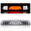 G-PLUS LED Third Brake Light Compatible with Ford F250 F350 F450 F550 Super Duty 1999-2016, 3rd High Mount Stop Lamp, Clear Lens Chrome Housing, YC3Z13A613BA CC3Z13A613B