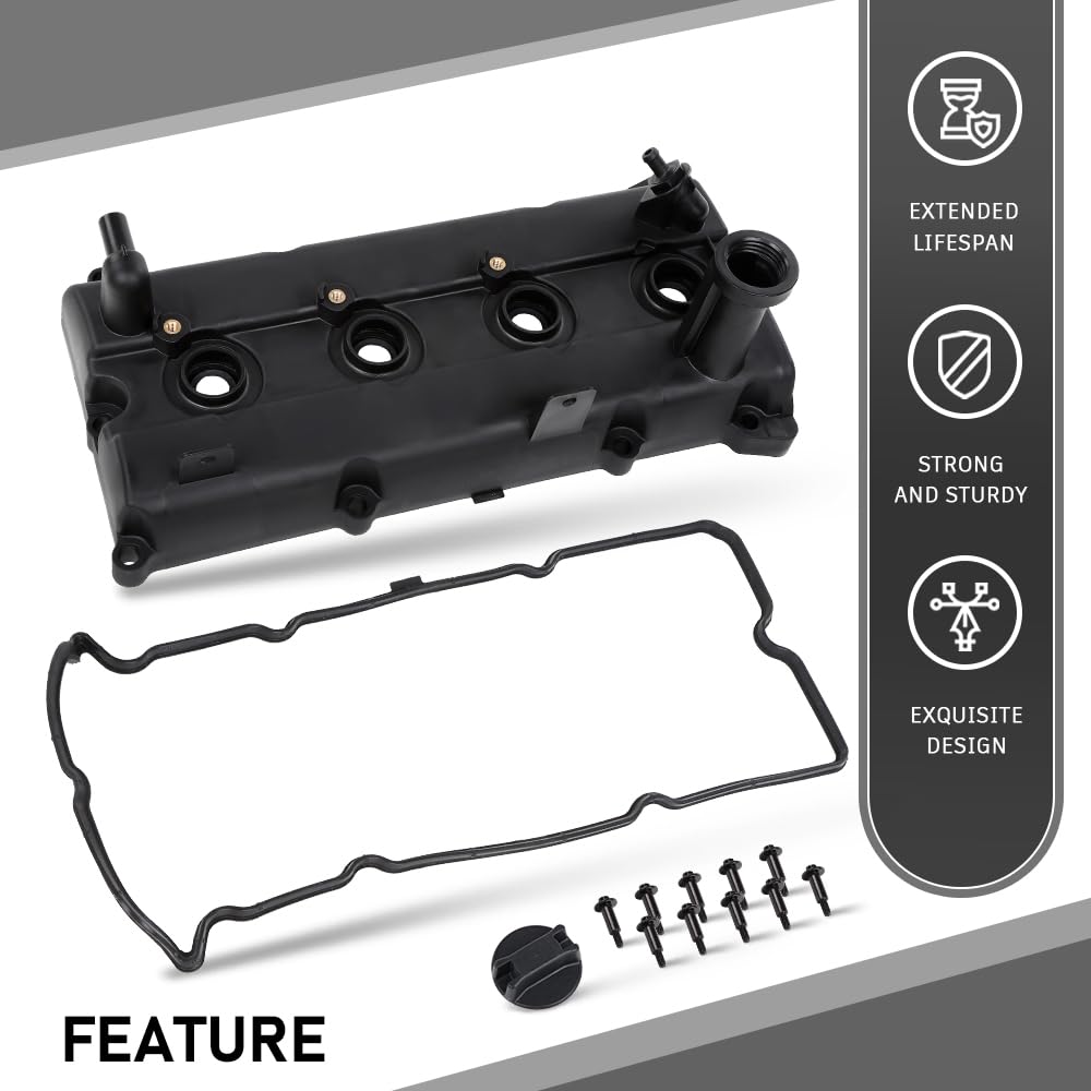 G-PLUS Engine Valve Cover w/Gasket Compatible with Nissan Frontier 2.5L 2005-2019 13264EA000