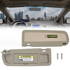 G-PLUS Gray Left&Right Sun Visor with Mirror 1 Pair Compatible with 2006-2011 Honda Civic (Coupe, Sedan) 83280-SNA-A01ZE, 83230-SNA-A01ZE