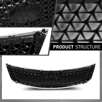 G-PLUS Front Upper Grille Chrome, Compatible with Kia Sportage 2014-2016, KI1200162, 863503W500