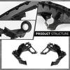 G-PLUS Headlight Mount Brackets Bases 4PCS Compatible with Audi A4 / S4 B8.5 2013-2015& Allroad Quattro 2013-2016，Compatible with Audi RS4 2013-2016 Left&Right Side 8K0805607B, 8K0805608B, 8T0941453D