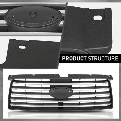 G-PLUS Front Bumper Grille Compatible with Subaru Forester 2006-2008 91121SA082, SU1200136