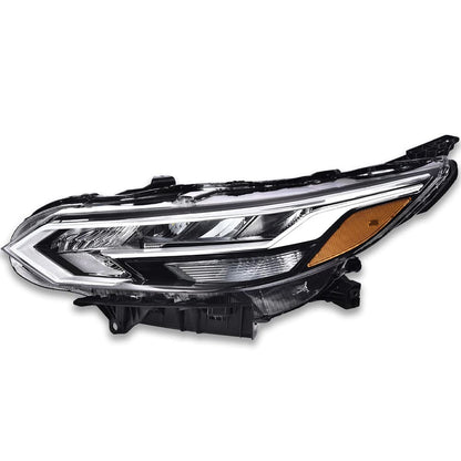 G-PLUS Headlights Assembly, Compatible with 2020-2021 Nissan Sentra Left Bumper Headlamp, Clear Lens Black Housing Amber ReflectorBumper Headlamps
