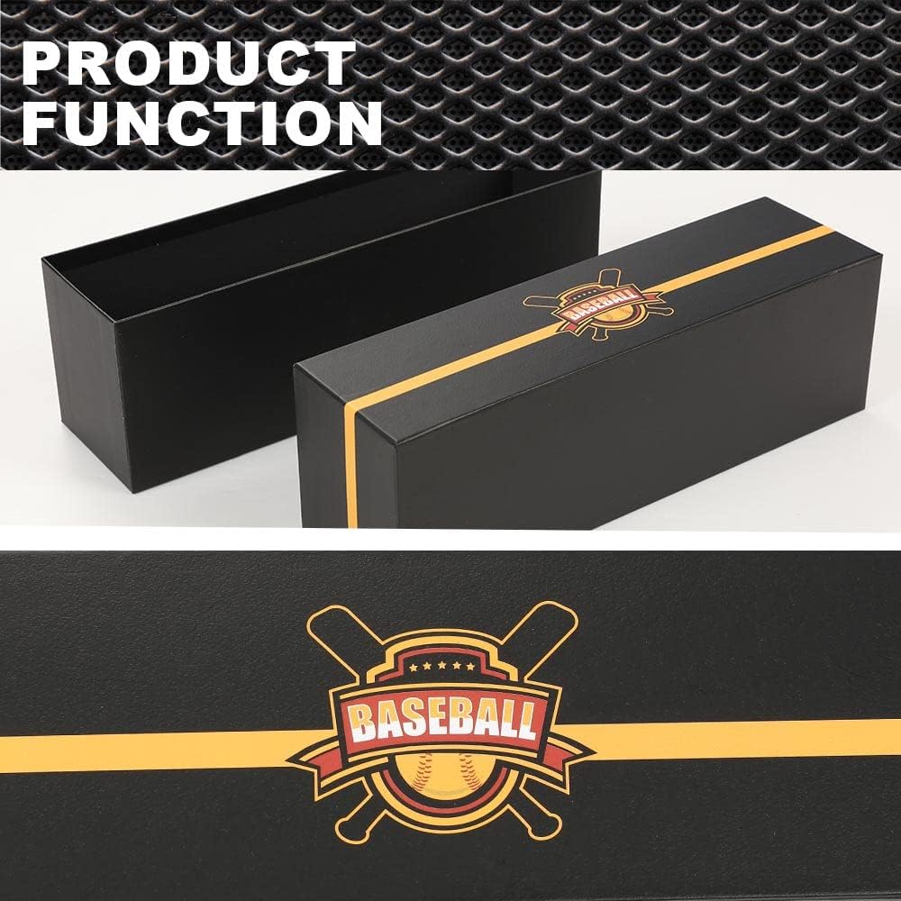 G-PLUS Graded Cards Holder Container Graded Card Storage Box Holds 50-55 Black Graded Card Box Graded Sports Card Storage Box