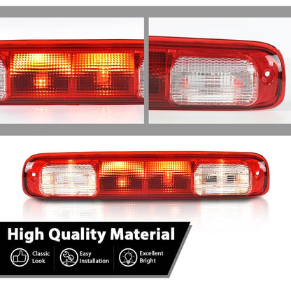 G-PLUS High Mount 3rd Brake Light w/Bulb Compatible with Chevy Silverado GMC Sierra 1500 2500 3500 & HD Models 1999-2006,Fit Chevy Silverado GMC Sierra Classic Models 2007 923-240 15884341