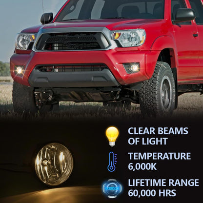 G-PLUS Front Bumper Fog Lights Assembly Compatible With 2005-2011 Toyota Tacoma neblineros para autos delantero faros antiniebla