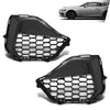 G-PLUS Front Corner Grille Set L&R Compatible with Ford Mustang GT 2024-2025 Black