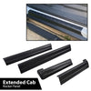 G-PLUS Rocker Panel Guard Sill Trim Compatible With Chevy Silverado/Fit GMC Sierra Extended Cab 1999-2006, Rocker Panel Protector Guard Cover Black 4PCS 14068