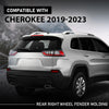 G-PLUS Rear Right Fender Flare Compatible with Jeep Cherokee 2019-2021 Wheel Opening Molding Arch Trim 68315998AC Black