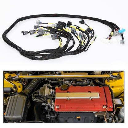 G-PLUS Engine Wiring Harness Compatible with Honda Civic Integra B16 B18 D16 OBD2 AP03 CNCH-OBD2-1