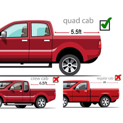 G-PLUS Truck Bed Hard Solid 3-fold Tonneau Cover Compatible with 2020-2021Jeep Gladiator JT Pickup Truck,Waterproof Clamp-On Tonneau Cover