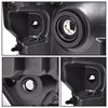G-PLUS Headlights Assembly Compatible with Ford F150 2009-2014 Pair Left & Right Headlamps Assembly, Smoky Lens Black Housing Clear Reflector, faros delanteros, DL3Z13008A DL3Z13008B