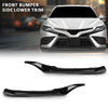 G-PLUS Front Bumper Bottom Bezel Trim Cover 2Pcs Compatible with Toyota Camry XSE SE 2021-2023 Black 5312406260