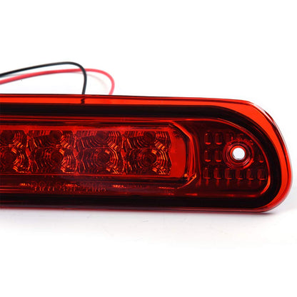 G-PLUS LED Third 3rd Brake Cargo Light Compatible With 1999-2004 Grand Cherokee,Rear Roof Center High Mount Stop Tail Light Replacement (Chrome Housing Red Lens)