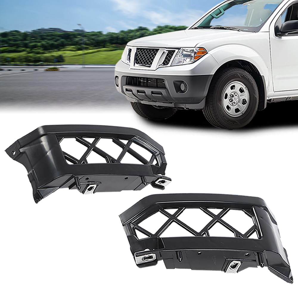 G-PLUS Front Left & Right Side 1pair Bumper Brackets Compatible with 2005-2021 Nissan Frontier/Compatible with 2005-2012 Nissan Pathfinder NI1043115, NI1042115