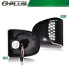 G-PLUS LED License Plate Light Compatible With 99-13 GMC Sierra 1500 2500HD 3500HD,Tag Lamp A Pair Replacement (Clear Lens)