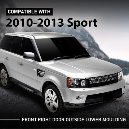 G-PLUS Front Right Door Outside Lower Moulding Compatible with Range Rover Sport 2010-2013