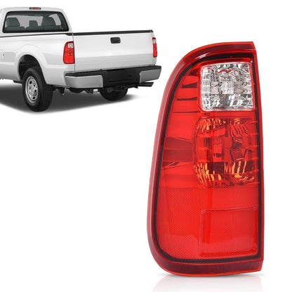 G-PLUS Tail Light Lamp w/o Bulbs Left Side Compatible with Ford F250 F350 F450 F550 Super Duty 2008-2016 BC3Z13405A, FO2800208 Red Lens Luces Traseras Faros Traseros Rear Brake Lamps Assembly