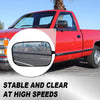 G-PLUS Manual Side View Mirrors Replacement For 1988-2000 Chevy GMC C1500 C2500 C3500 K1500 K2500 K3500 Pickup Truck Pedestal Style Paint to Match Driver & Passenger Side Mirror Set Black