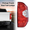 G-PLUS Rear Right Tail Light Assembly Compatible with Toyota Tundra 2014 2015 2016 2017 2018 2019 2020 2021, Right Passenger Side Rear Lamp, Red Lens Chrome Housing, 815500C100