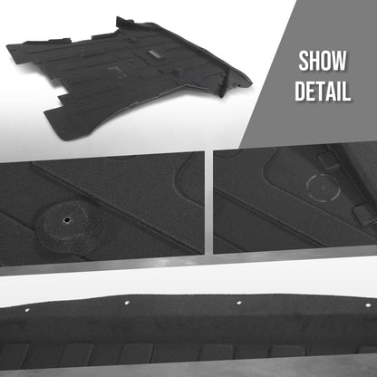 G-PLUS Under Engine Cover Splash Rust Shield Compatible with BMW X3 sDrive 2011 2012 2013 2014 2015 2016 2017 51757213662, 51-75-7-213-662, 51757378820 Black