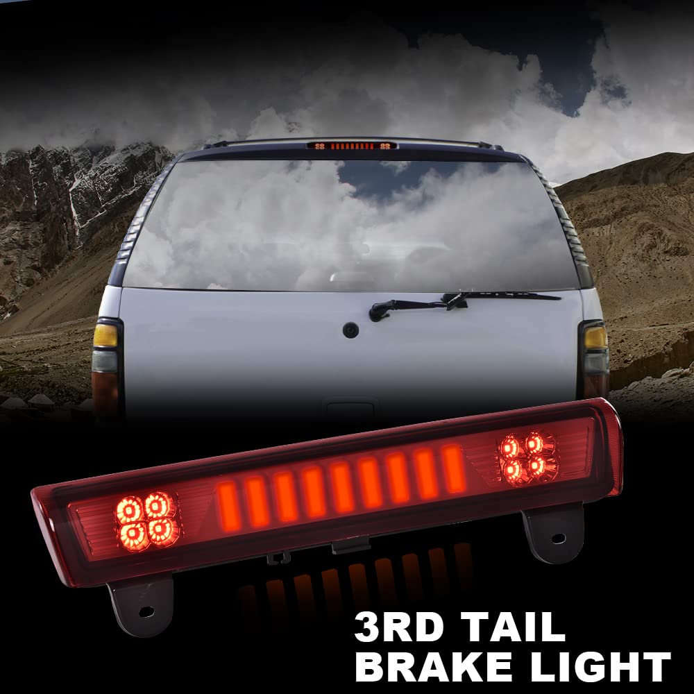 G-PLUS Rear Third 3rd LED Brake Light Compatible with 2000-2006 Chevy Suburban 1500 2500 2000-2006 Chevy Tahoe/GMC Yukon/GMC Yukon XL 1500 2500 15170955