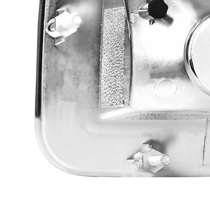 G-PLUS Front Clear Chrome Parking Signal Light Set Compatible with 2003-2008 H2 Hummer 2005-2008 H2 SUT White 844176006196