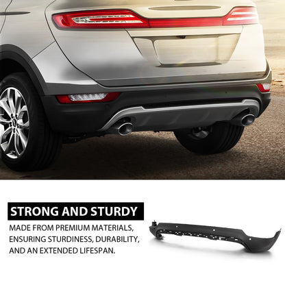G-PLUS Rear Lower Bumper Cover Fascia, Compatible with Lincoln MKC 2015-2019, EJ7Z17K835AD, FO1115108