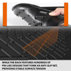 G-PLUS TPE Floor Mats Fit Ford Bronco 2-Door 2021-2026 Not Fit Bronco Sport or Bronco 4-Door Model 1st & 2nd Row Truck Accessories Cargo Liners All Weather Protection 3PCS Black Alfombras para Carro