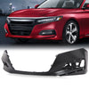 G-PLUS Front Bumper Cover Compatible with Honda Accord Sedan 2018 2019 2020 w/o Sensor Holes, HO1000314, 04711TVAA00ZZ, Primed Black