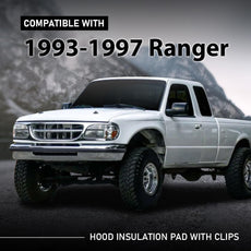 G-PLUS Hood Insulation Pad for Ford Ranger 1993-1997 Front View