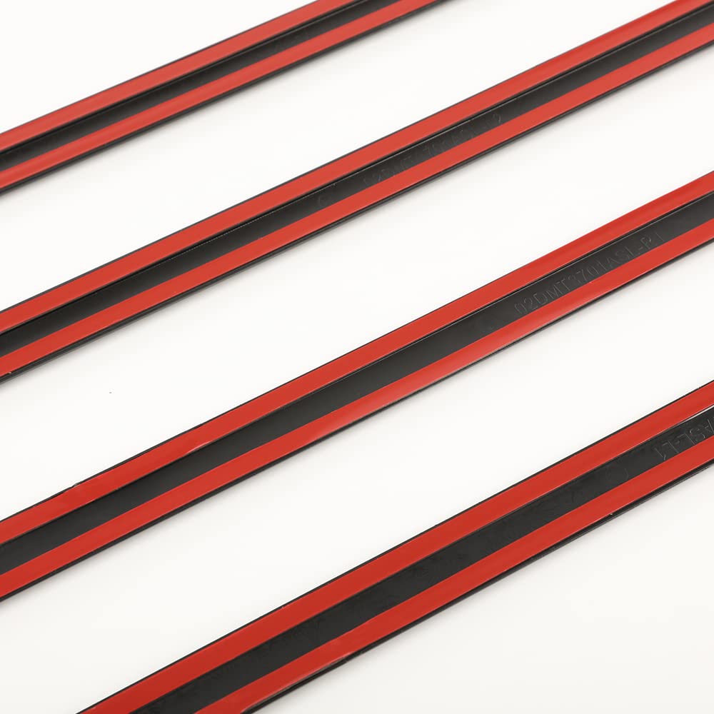 G-PLUS Chrome ABS Body Side Moldings Trim 4pcs Compatible with 2019-2021 Dodge RAM 1500 Crew Cab Door Molding Trim Kit Strips Universal Door Protector Automotive Molding Trim