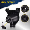 G-PLUS Bumper Fog Lights Compatible With 2011-2014 Ford F150, (NOT For SVT Raptor Models),Driving Fog Lamps w/Switch/Bracket/Bulbs Pair (Yellow lens)