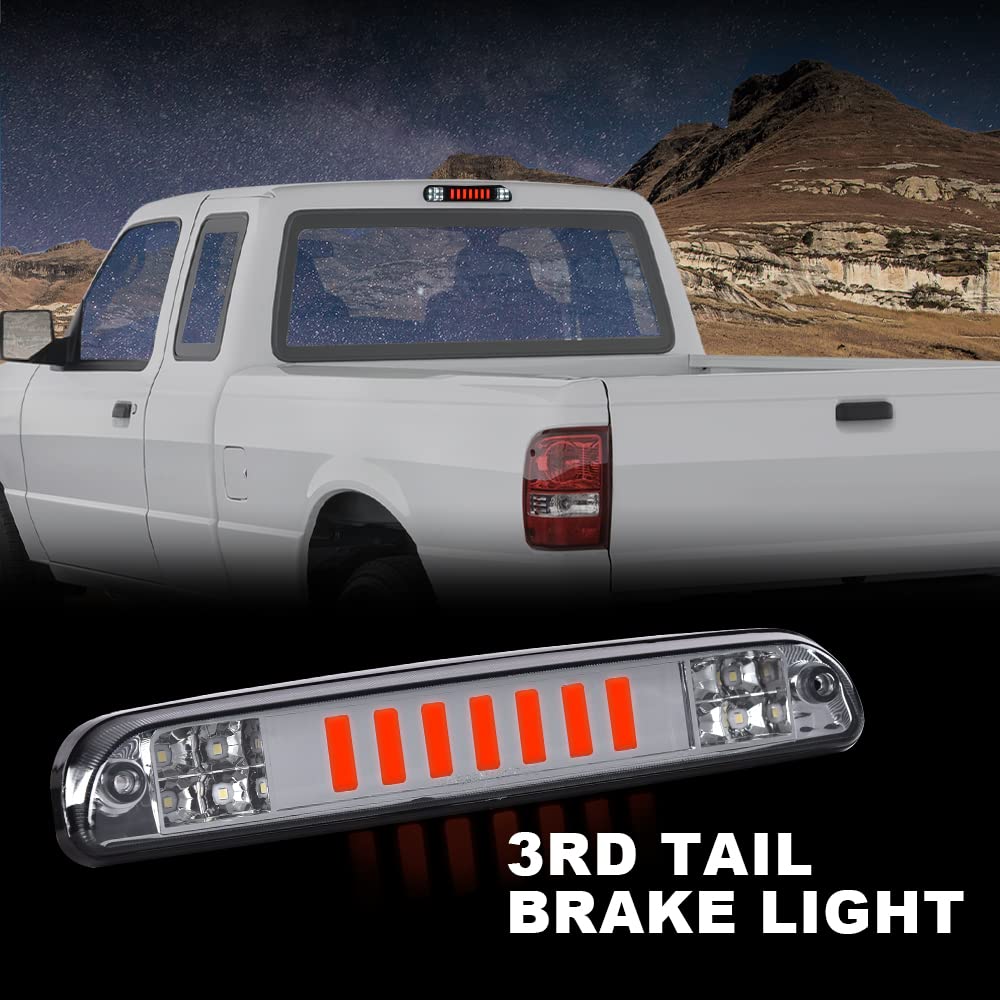 G-PLUS High Mount Stop Third Type I Brake Tail Light Compatible with 1993-2011 Ranger 1999-2016 F250 F350 F450 F550 Super Duty 1995-2003 Mazda B2300 B2500 B3000 B4000 CC3Z13A613B
