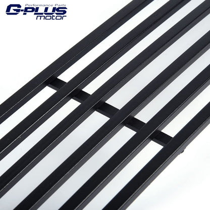G-PLUS Front Lower Bumper Black Billet Grille Compatible With 2009-2014 Nissan Maxima Black