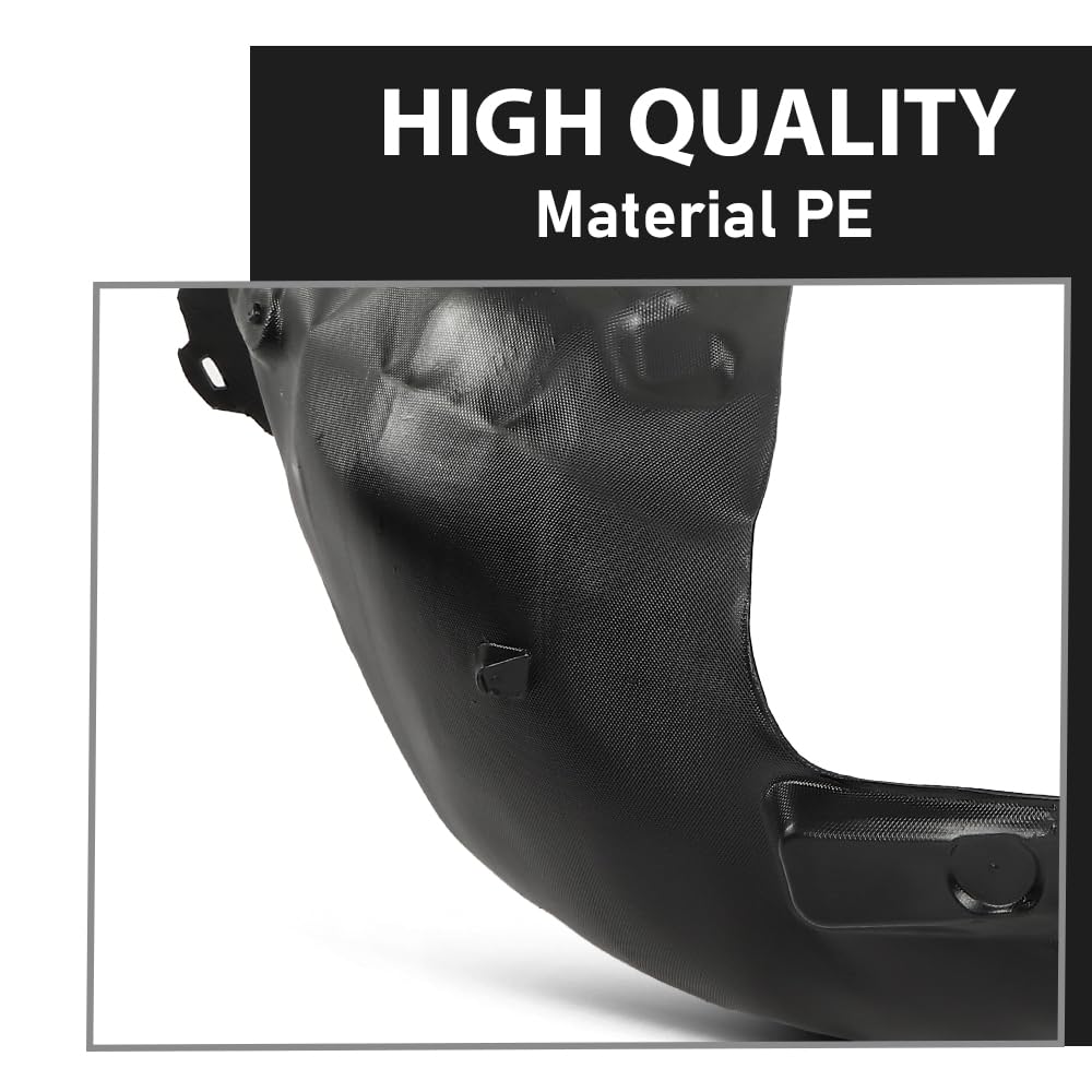 G-PLUS Fender Liner Sedan Front Passenger Side Compatible with Audi A3 Prestige/Technik/Titanium 2015-2020,Fit Audi A3 Quattro 2015-2020 8V5821172G-PFM, AU1249142