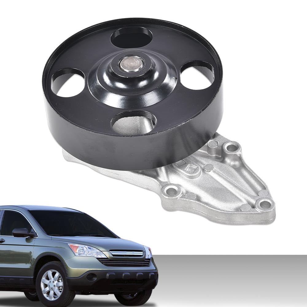 G-PLUS Engine Coolant Water Pump Compatible with Acura TSX 2004-2008/Fits Honda Accord L4 2.4L 2003-2007/Fits Honda CRV 2007-2009/Fits Honda Element 2003-2011 19200RAAA01 19200RAD003 AW9461