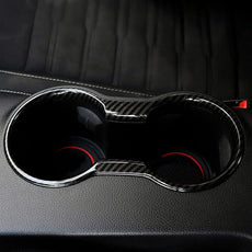 G-PLUS Cup Holder Trim Cover for Ford Mustang 2015-2019 Carbon Fiber Style Product Specifications
