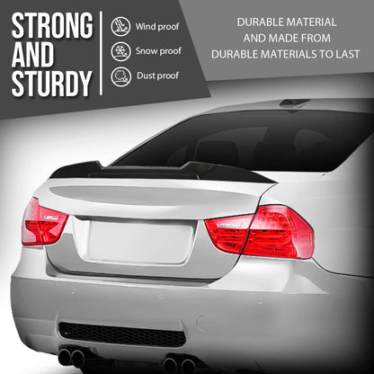 G-PLUS Rear Trunk Spoiler Wing Compatible with BMW E90 3 Series All Sedan Models 2006-2011, Fit BMW M3 Sedan Models 2008-2011, Not Fit 2-Door Convertible/2-Door Cou Gloss Black