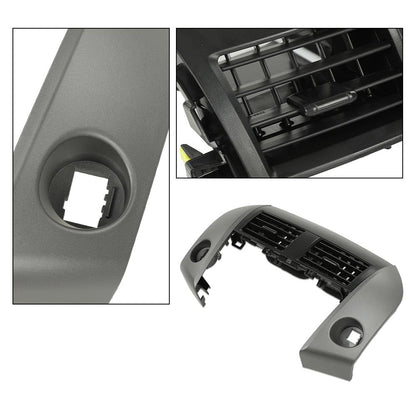 G-PLUS Center Dash A/C Heater Air Vent Cover Trim Bezel Switch Compatible with Toyota Rav4 2006-2012 Dashboard Air Vent Panel