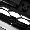 G-PLUS Chrome Front Bumper Mesh Grill Grille Black Compatible with 2018 2019 Accord 4dr Sedan 71111-TVA-A5, 71111TVAA5